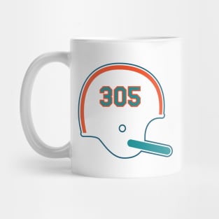 Miami Dolphins 305 Helmet Mug